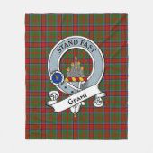 Couverture Polaire Octroi de l'insigne de clan Monymusk Tartan Plaid (Devant)