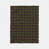Couverture Polaire Odee armée verte plaid noir rose strié (Devant)