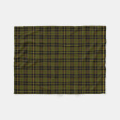 Couverture Polaire Odee vert plaid noir/jaune/or (Devant (Horizontal))