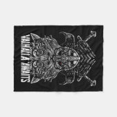 Couverture Polaire Odin ravens Viking Mythologie Valhalla attend (Devant (Horizontal))