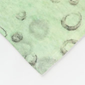 Couverture Polaire Odyssée Tortue Jetée Blanche (Coin)