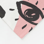 Couverture Polaire Oeil à main : motif à la mode (Coin)