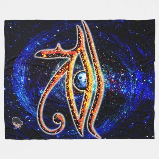 Couverture Polaire OEil de Horus (Devant (Horizontal))