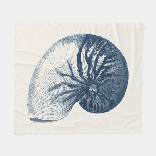 Couverture Polaire Oeil de requin Indigo (Devant (Horizontal))