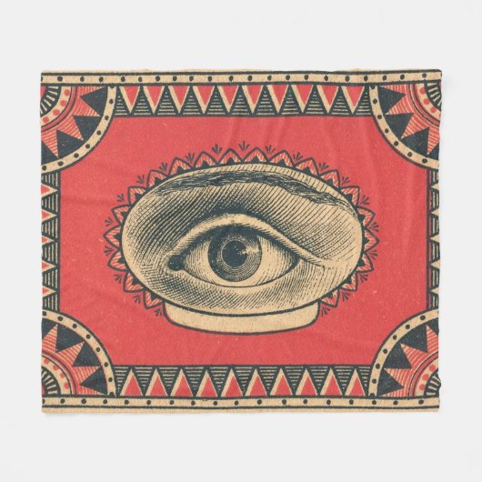 Couverture Polaire oeil de sagesse (Devant (Horizontal))