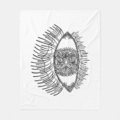 Couverture Polaire Oeil inspiré (Devant)