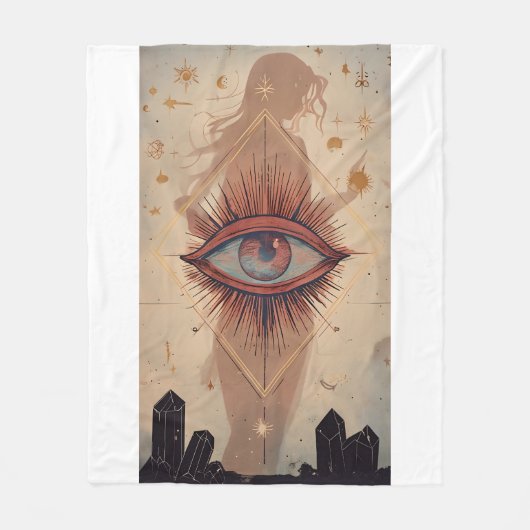 Couverture Polaire OEil mystique (Devant)