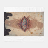 Couverture Polaire OEil mystique (Devant (Horizontal))