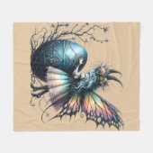 Couverture Polaire Œuf de dragon féerique (Devant (Horizontal))