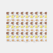 Couverture Polaire Oeuf De Rhum Beurré Au cacao Chaud Nog Boissons D' (Devant (Horizontal))