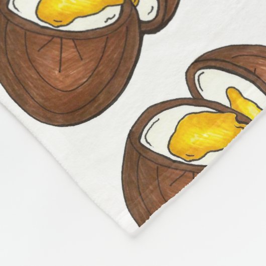 Couverture Polaire OEufs de crème de chocolat Sucres de pâques (Coin)