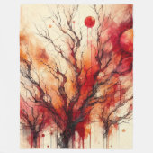 Couverture Polaire Oeuvre Abstraite 13 - (Devant)