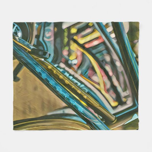 Couverture Polaire OEuvre cycliste (Devant (Horizontal))