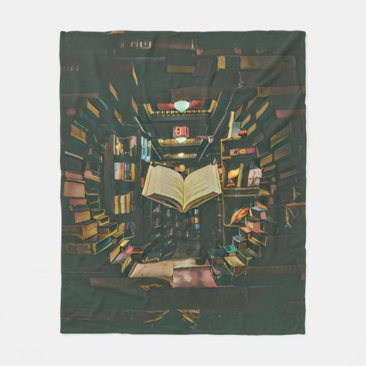 Couverture Polaire OEuvre d'amoureux du livre (Devant)