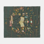 Couverture Polaire OEuvre d'amoureux du livre (Devant (Horizontal))