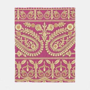 Couverture Polaire OEuvre d'art moghol. or antique indien b