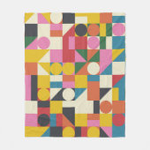 Couverture Polaire OEuvre de composition Bauhaus réalisée avec la plu (Devant)