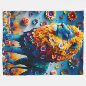 Couverture Polaire OEuvre de Lion (Devant (Horizontal))