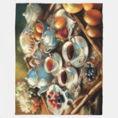 Couverture Polaire Oeuvre de thé de l'après-midi (Devant)