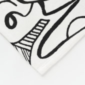 Couverture Polaire Oeuvre d'origine moderne et logo (Coin)