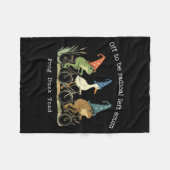 Couverture Polaire Off to be radical left scum frog duck toad meme (Devant (Horizontal))