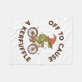 Couverture Polaire Off To Cause A Kerfuffle Funny Cowboy Frog Meme (Devant (Horizontal))