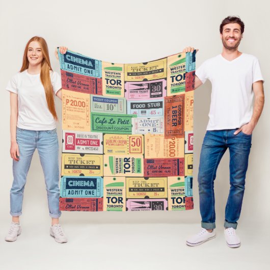 Couverture Polaire Offre unique Cenima tickets Western rustique 60s (En situation)