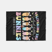 Couverture Polaire Offrir Les Plus Cuttes Bunnies Pâques Travail Et D (Devant (Horizontal))