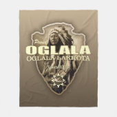 Couverture Polaire Oglala Lakota (flèche) (Devant)