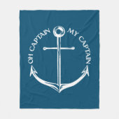 Couverture Polaire Oh Capitaine Mon Capitaine (Devant)