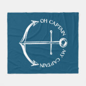 Couverture Polaire Oh Capitaine Mon Capitaine (Devant (Horizontal))