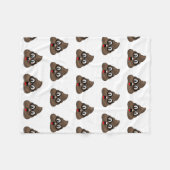 Couverture Polaire Oh dunette Emoji w/Glasses (Devant (Horizontal))