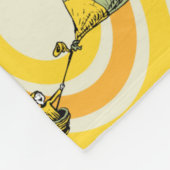 Couverture Polaire Oh, les endroits où tu iras | Motif orange (Coin)