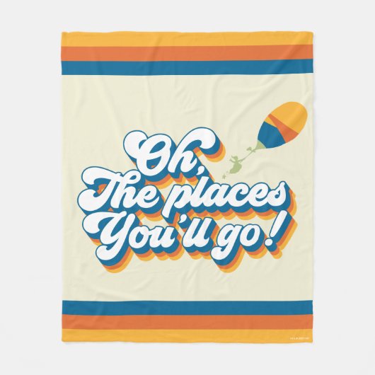 Couverture Polaire Oh, Les Endroits Où Tu Vas Aller ! Devis avec ball (Devant)