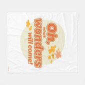 Couverture Polaire Oh, Les Endroits Où Tu Vas Aller ! "Quelles Mervei (Devant (Horizontal))