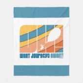 Couverture Polaire Oh, Les Endroits Où Tu Vas Aller ! "Quels voyages  (Devant)