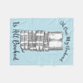 Couverture Polaire Oh, mon week-end est tout réservé (Devant (Horizontal))