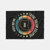 Couverture Polaire Ohio Total Solar Eclipse 2024 American Totality Ap (Devant (Horizontal))