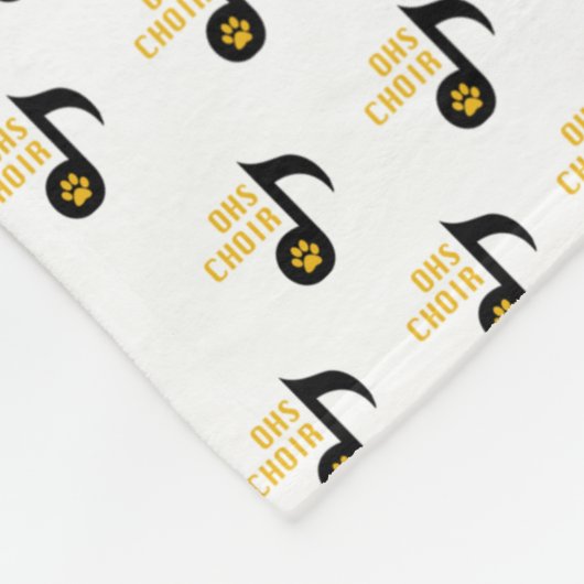 Couverture Polaire OHSChoir Note Blanche polaire (Coin)