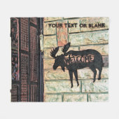 Couverture Polaire Oie mystique (Devant (Horizontal))