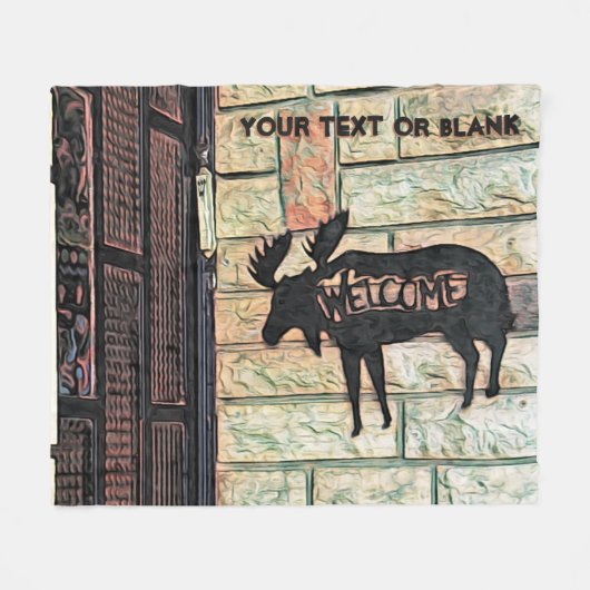 Couverture Polaire Oie mystique (Devant (Horizontal))