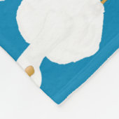 Couverture Polaire Oie Qui Fleece Blanche (Coin)