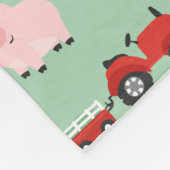 Couverture Polaire Oink Baa Moo Agritourisme Animaux mignons Enfants (Coin)