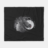 Couverture Polaire Oiseau créatif F-Caw-F Art (Devant (Horizontal))