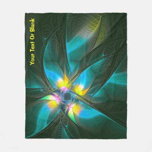 Couverture Polaire Oiseau du Paradis (Devant)