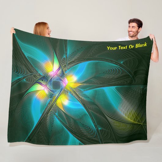 Couverture Polaire Oiseau du Paradis (En situation)