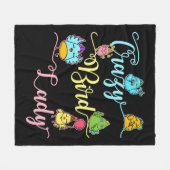 Couverture Polaire Oiseau fou Lady Oiseau Oiseau Oiseau Observateur O (Devant (Horizontal))