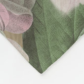 Couverture Polaire Oiseau Nid Floral Jardin Fleur Papillon Art (Coin)