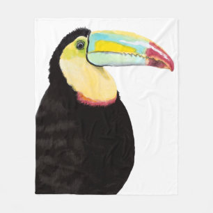 Couverture Polaire Oiseau tropical de toucan