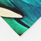 Couverture Polaire Oiseau tropical lumineux (Coin)